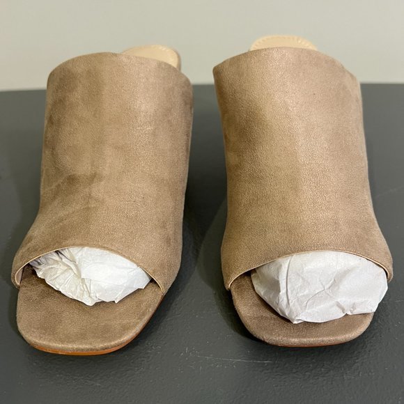 NWOT BP Callum Open Toe Mule in Beige Taupe (8) - Picture 8 of 10